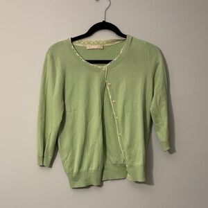 Chic Pastel Green Women's Cardigan
